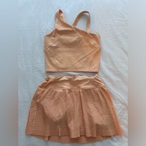 Lululemon Summer Glow Tank & Skirt Set